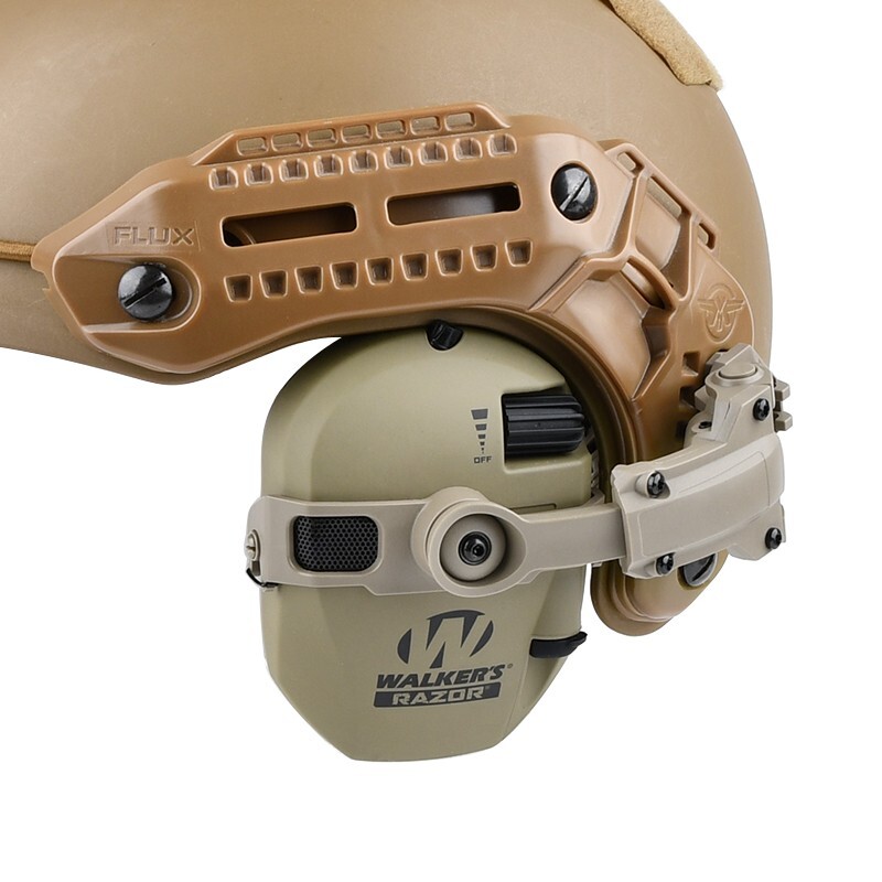 Tactical 360°Rotation Helmet Mount Adapter Headset Bracket FAST Wendy Helmets