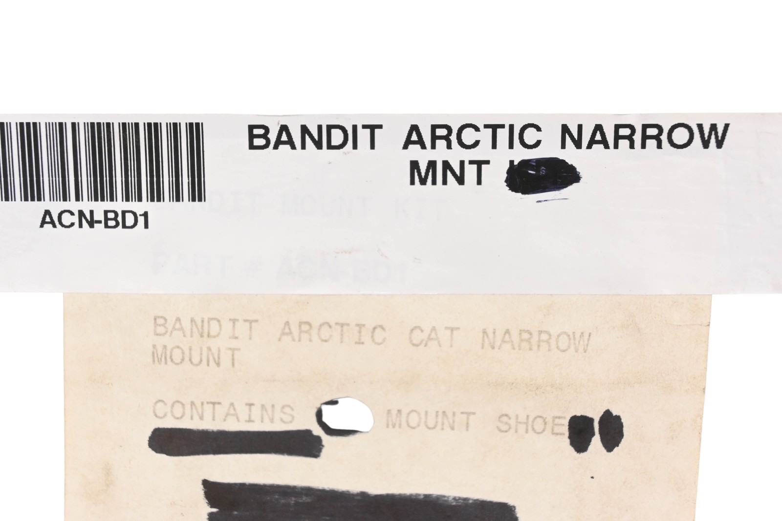 USI ACN-BD1 Bandit Narrow Ski Mount Bracket NOS