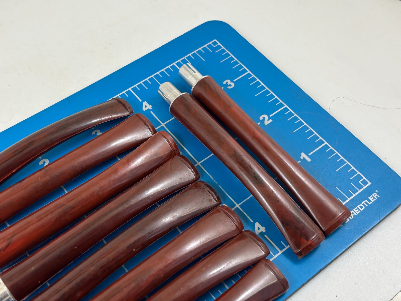 Judd's Lot of 10 Vintage Never Used Cumberland Pipe Stems w/6mm Metal Tenons