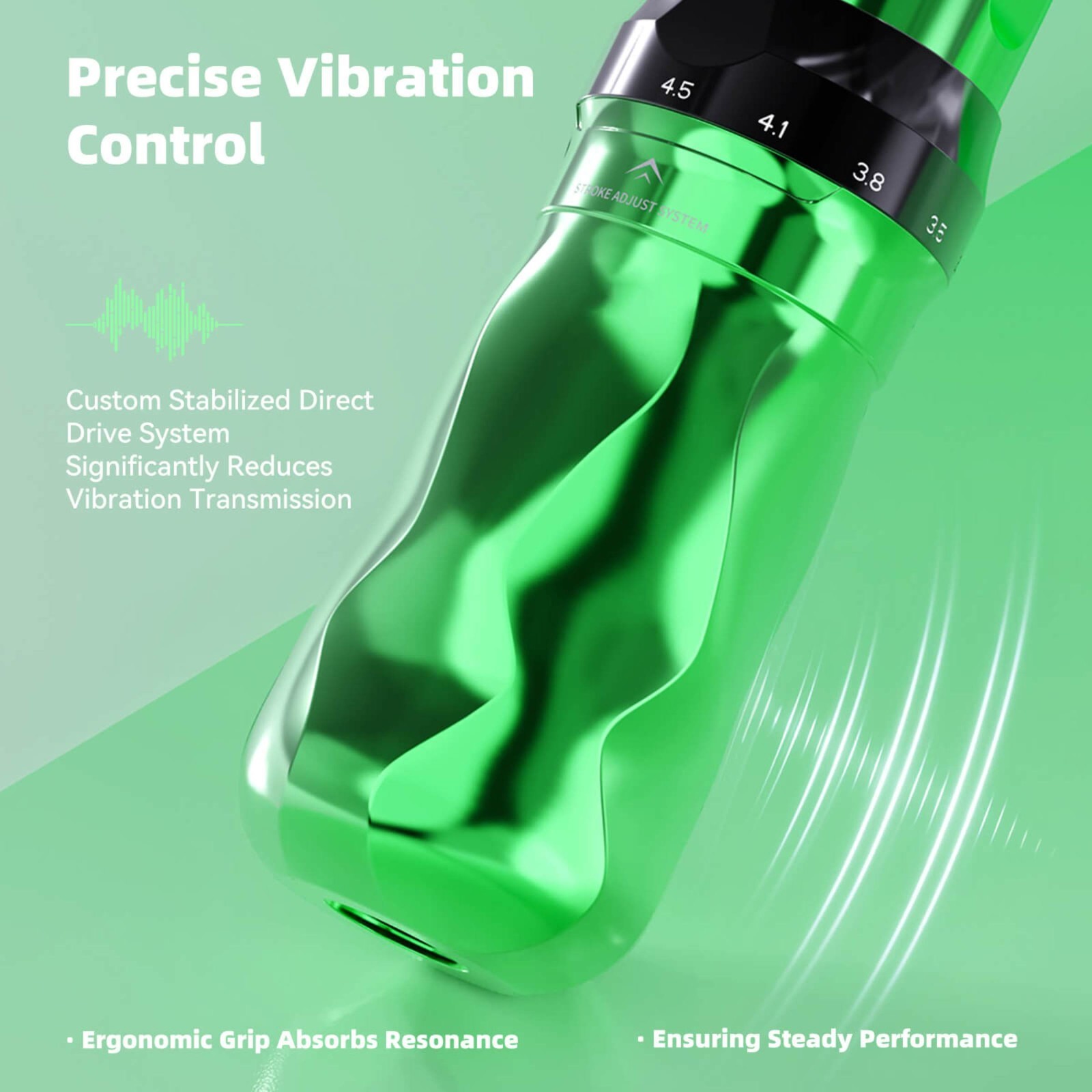 Fold Pro Year of the Horse Edition Wireless Tattoo Pen Machine 2.5-4.5mm 7 Adjus