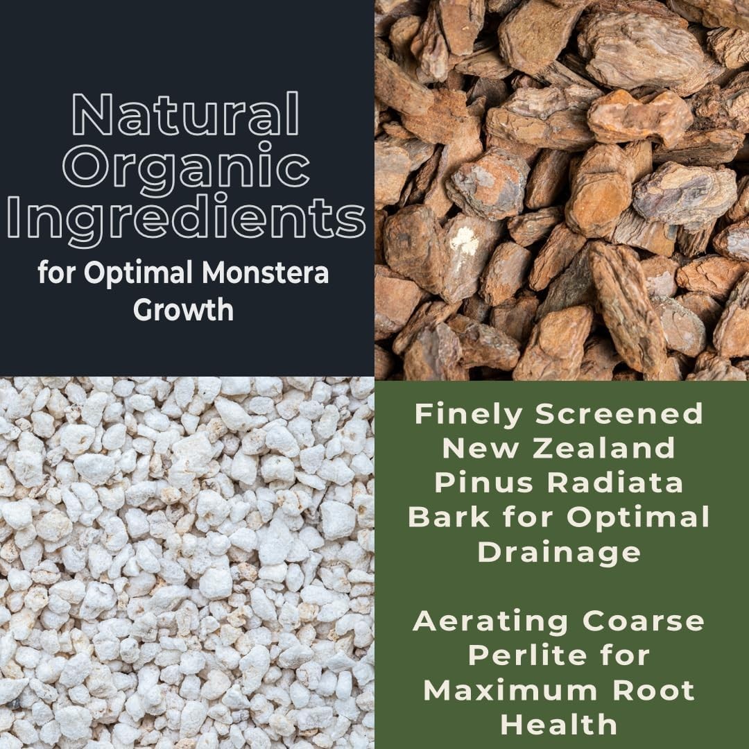 Monstera Potting Mix – Organic Soil w/ Fertilizer for Indoor & Outdoor Plants🌱