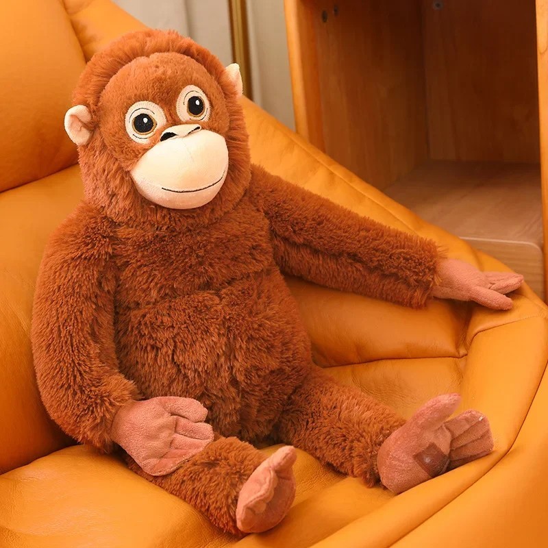 Punch Orangutan Djungeskog Brown Ikea Plush 26in Punch Monkey Plush