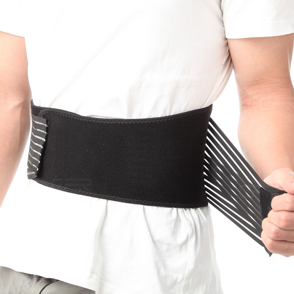 Lumbar Support Lower Waist Back Belt Brace Pain Relief Sciatica Herniated Disc