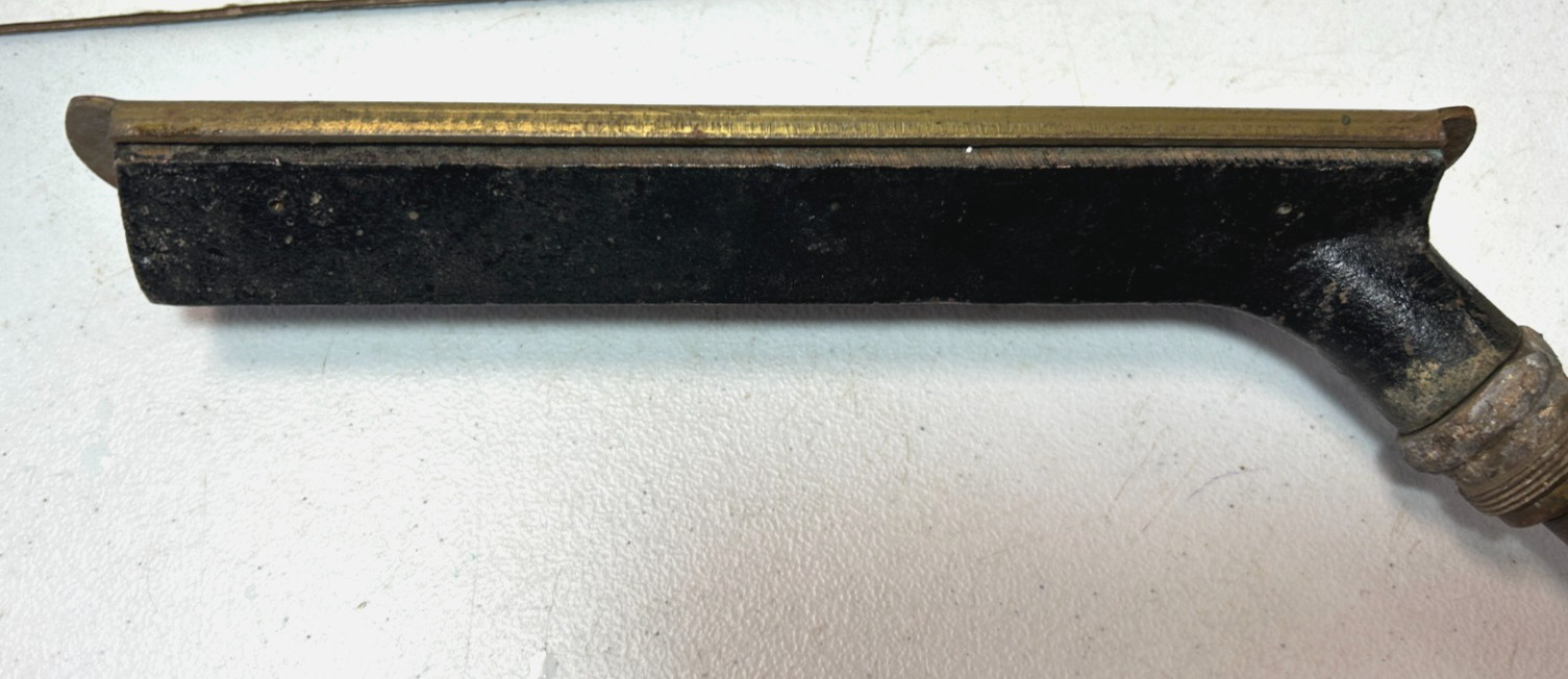 Antique Steam Boiler Steampunk Thermometer Gotham Industrial, 550 F Cast Bronze