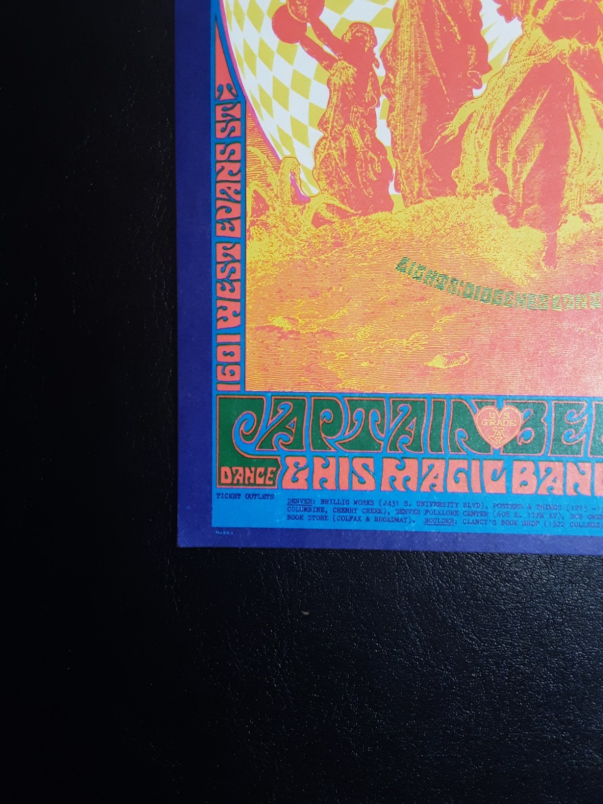 FD-84 postcard / The Doors / Captain Beefheart