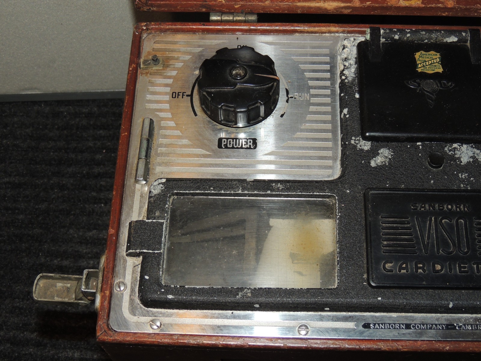 Vintage Sanborn Viso Cardiette Electrocardiograph Machine