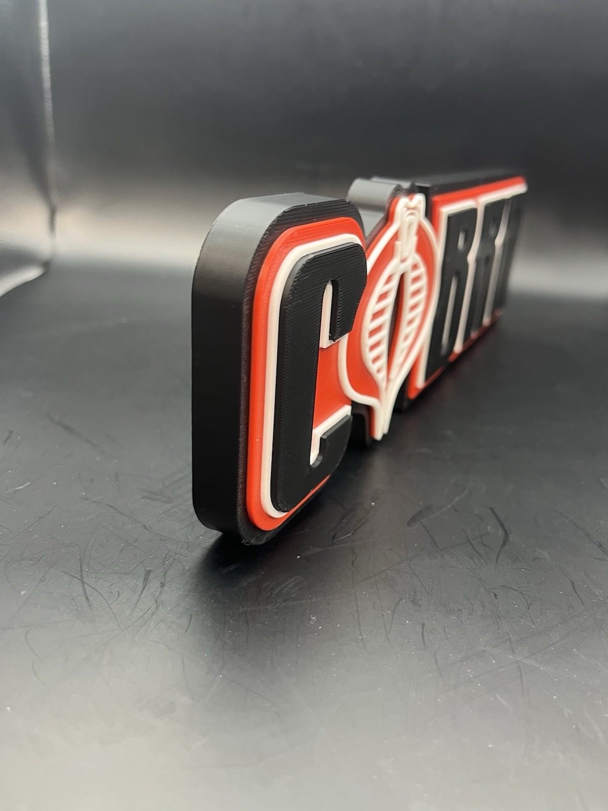 G.I. Joe Cobra Logo Sign Display | 3D Wall Desk Shelf Art