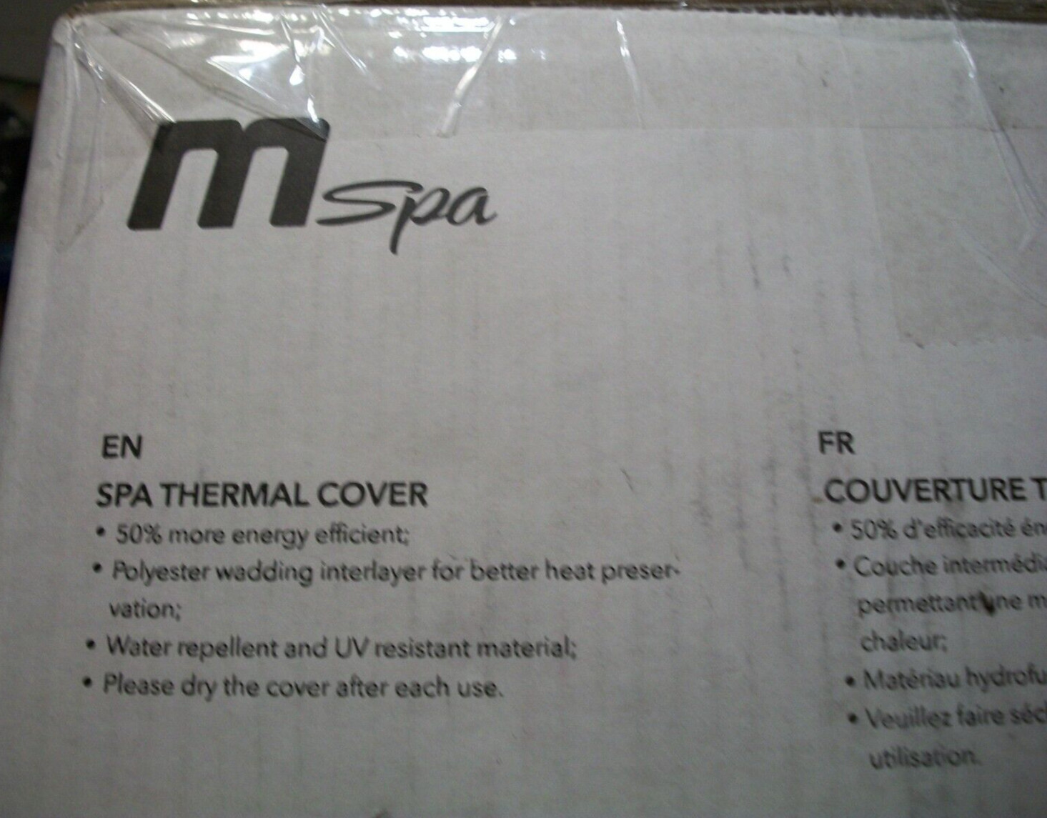 Hot Tub Cover Square SPA Heavy Duty Insulated Outdoor Indoor Black UV Resistant