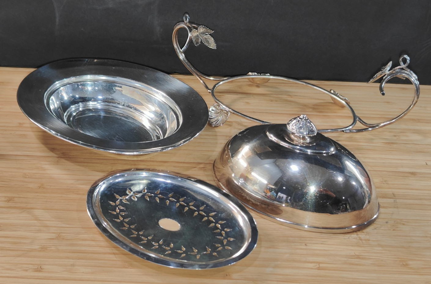 Tiffany & Co. Covered Cheese Or Butter Dish Silver Soldered