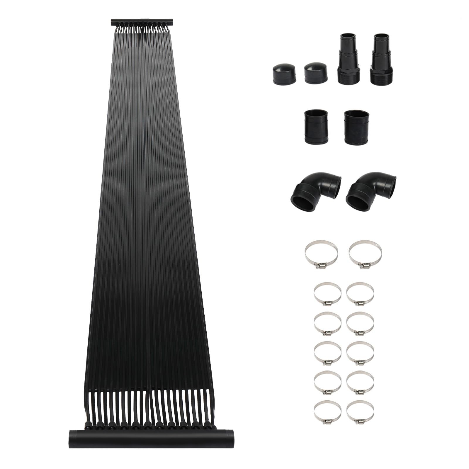 Solar Pool Heater Panel 2FT x 20FT Weatherproof for Above and Inground Pools