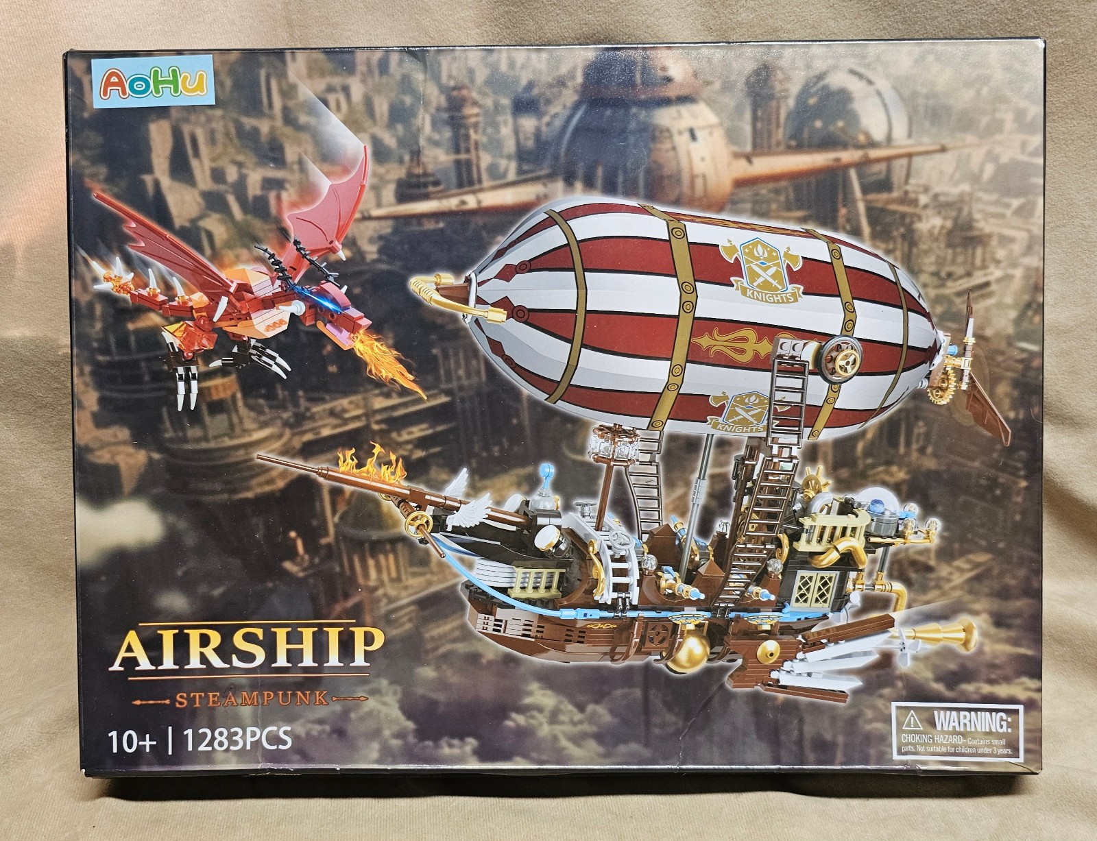 STEAMPUNK AIRSHIP SEALED 1283 PCS AOHU YEGG NEW UNOPENED BOX