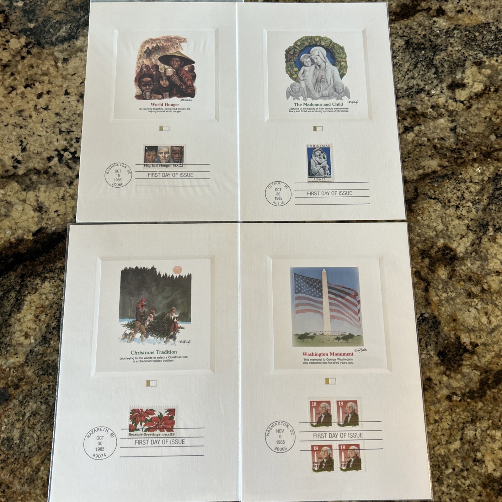 Lot of 75 FLEETWOOD PROOF CARD w 1st Day of Issue, late 70’s and 1980’s great