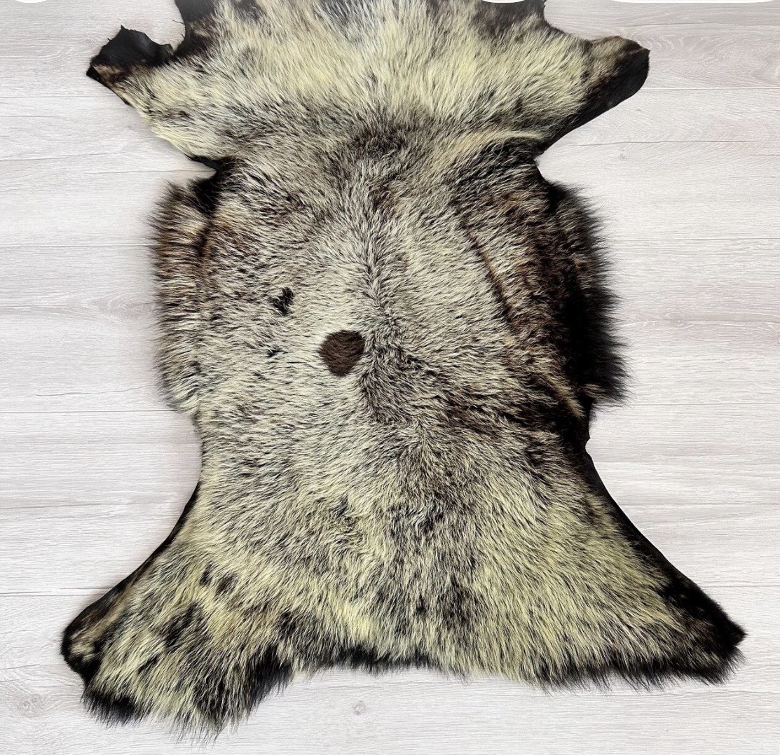 Set Of 3,%100 Toscana Sheepskin Rug,Sheepskin Pelt,color,black,bej