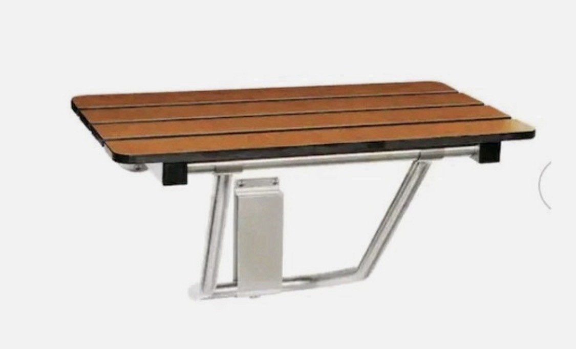 Lift-Assist SSB wall-mounted bathroom shower seat bench