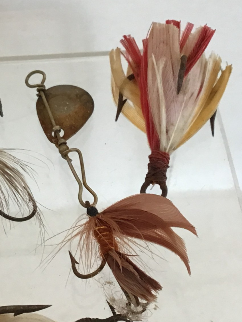 Mixed Lot Fishing Tackle-Fishmaster Lure-Feathered Hooks-Flies-Spinner
