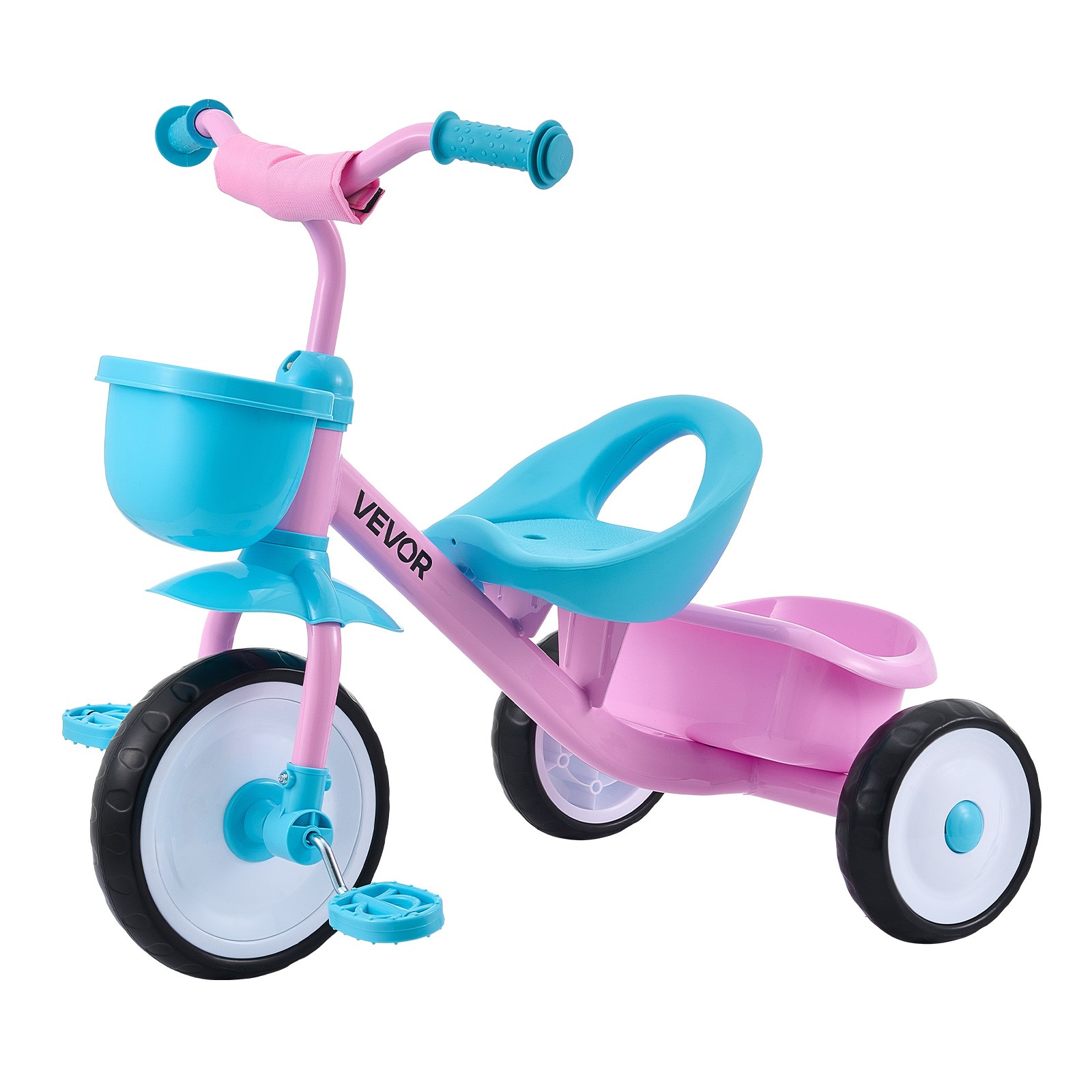 VEVOR Toddler Tricycle Kids Trike for 2-5 Year Old Girls/Boys Adjustable Seat