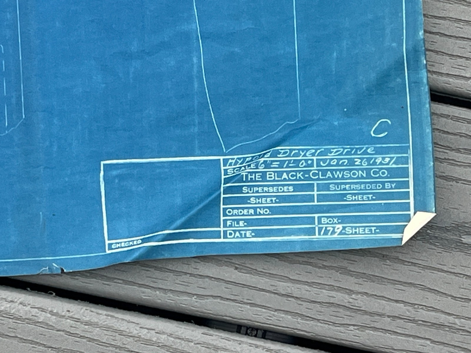 Lot 6 Vtg Industrial Black Clawson Blueprints Cutler Hammer Blue Buschman