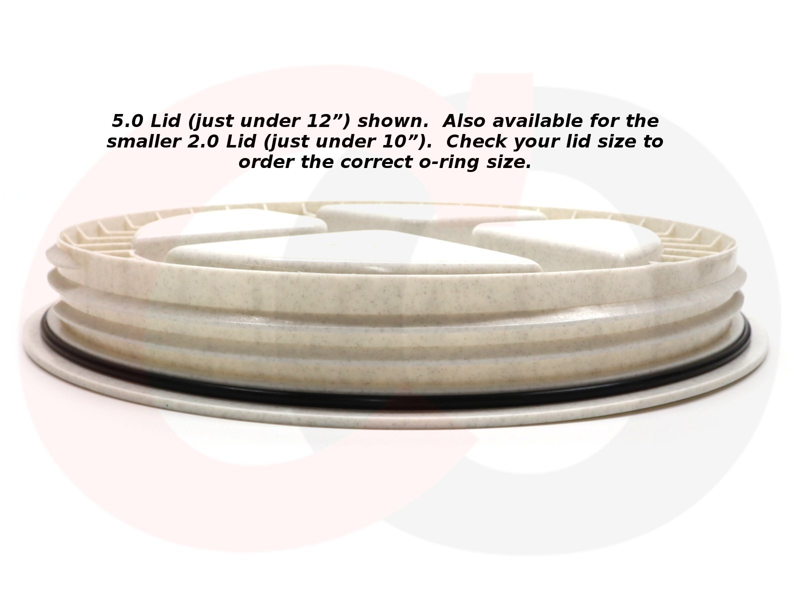 Replacement O-Ring for Gamma2 Vittles Vault Pet Food Container Lid (2 Pack)