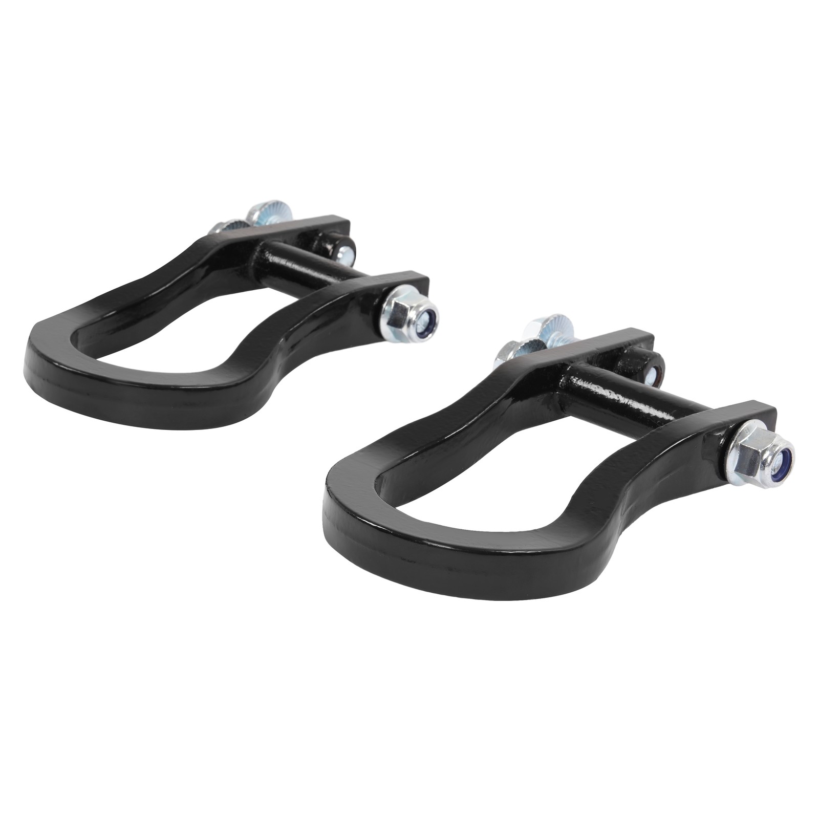 1Pair Tow Hooks For Chevrolet Silverado GMC Sierra 1500 07-19 Black #84072463