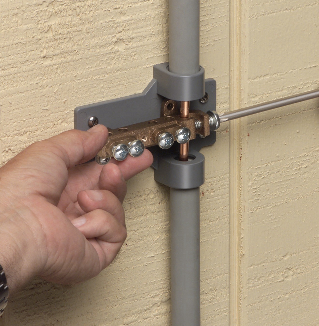 Arlington Industries GBB5P Bronze Grounding Bridge Kit PVC