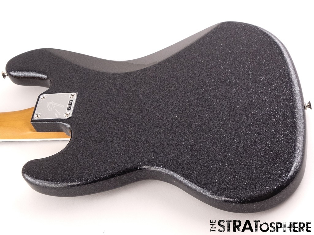 Fender Ltd. Gold Foil Jazz J Bass BODY & NECK Alder Ebony Black Sparkle