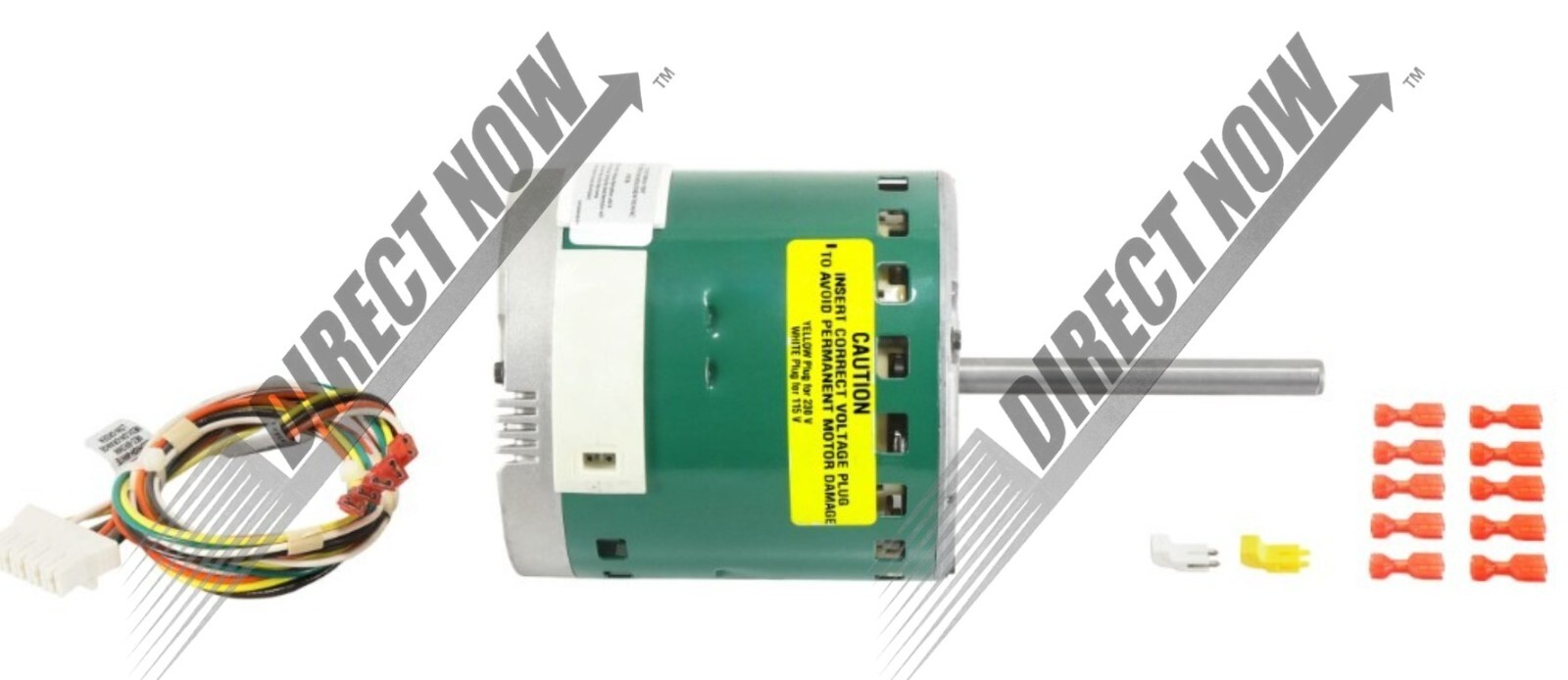 Carrier HD44AR242 Genteq Evergreen 1/2 HP 230 Volt Replacement X-13 FurnaceMotor