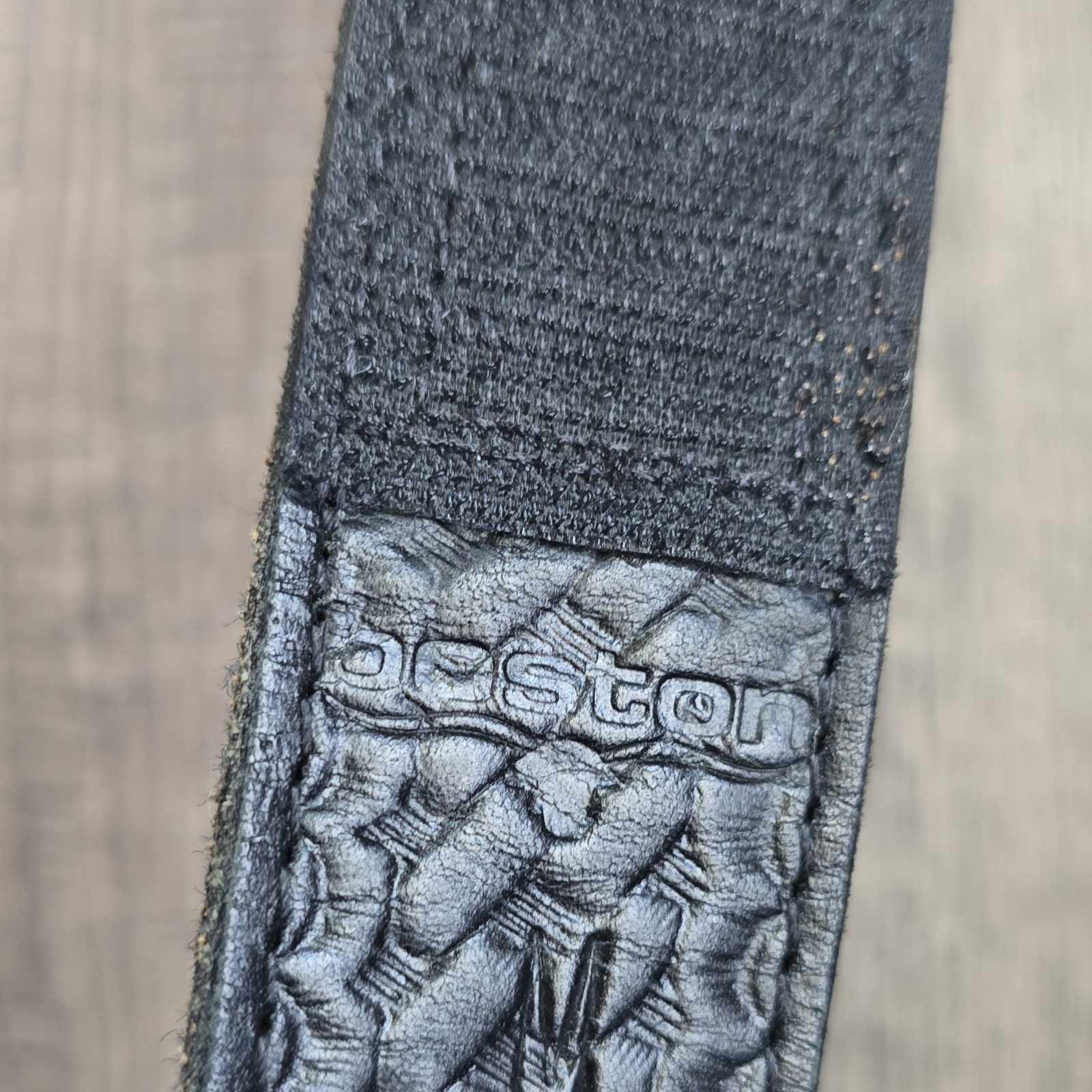 Boston Leather 6520 1.5" Fully loop lined  inner Duty Belt, basketweave MEDIUM