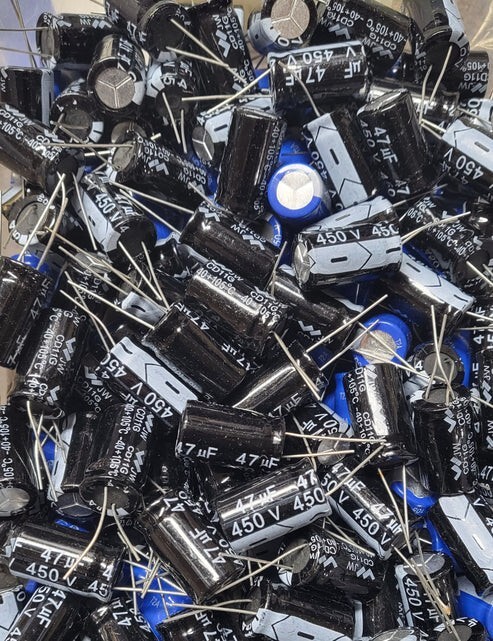 NEW RADIAL ELECTROLYTIC CAPACITORS VARIOUS SIZES 25 PACKS