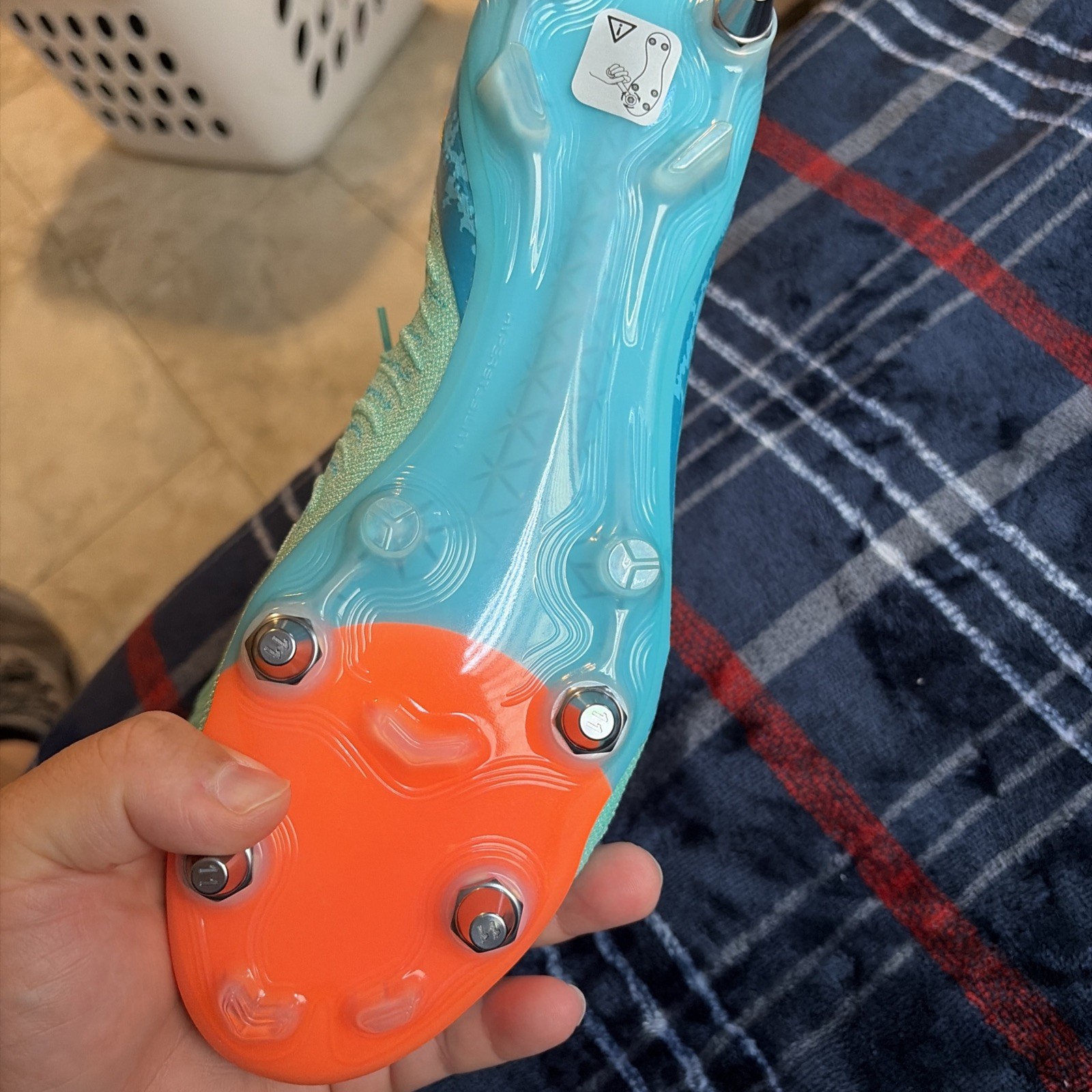 Nike Phantom GX II Elite SG-Pro Player Edition Cleats FZ4939-300 Mens Size 9