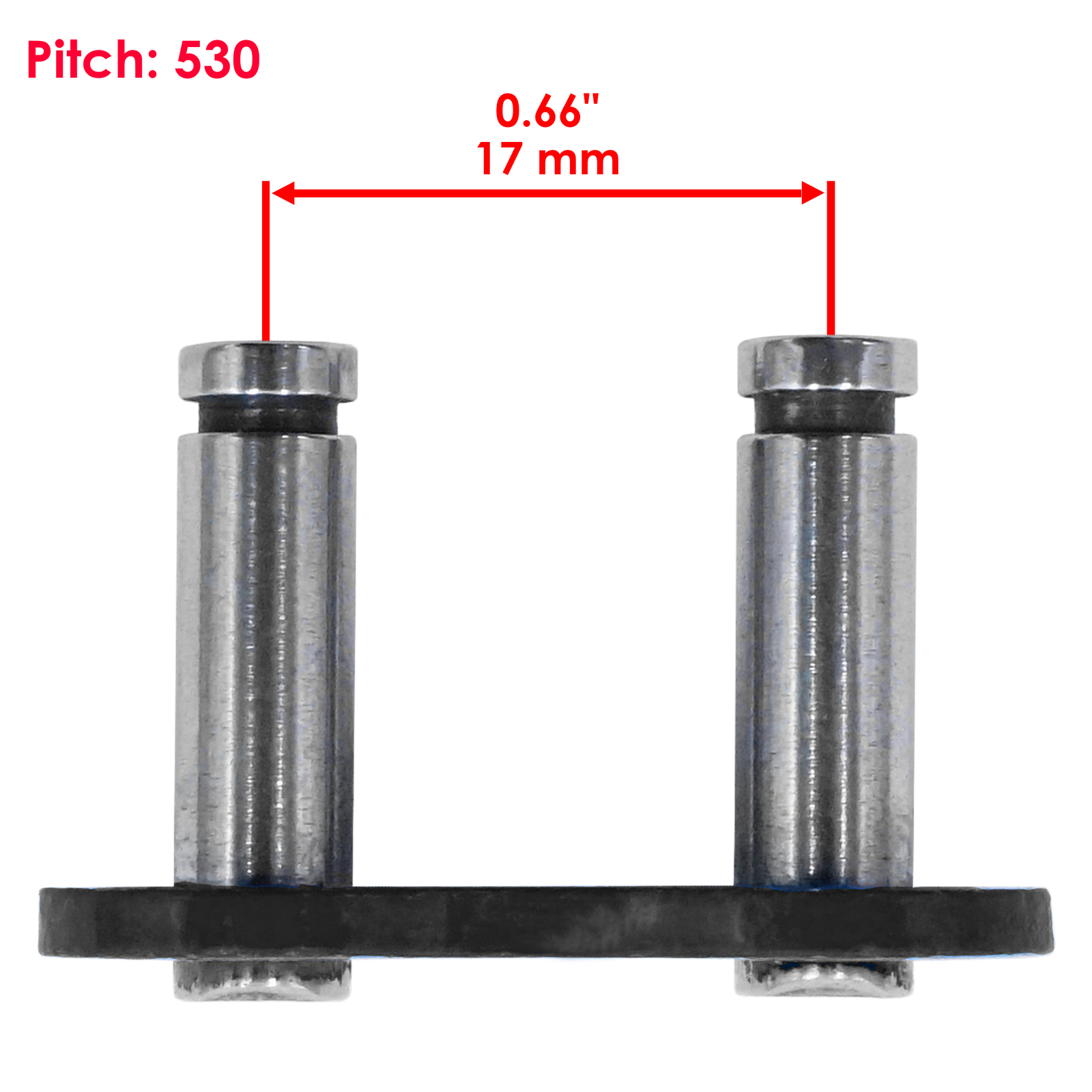 530 Chain Master Link with O Ring For Motorcycle Bike ATV Connecting Link Black