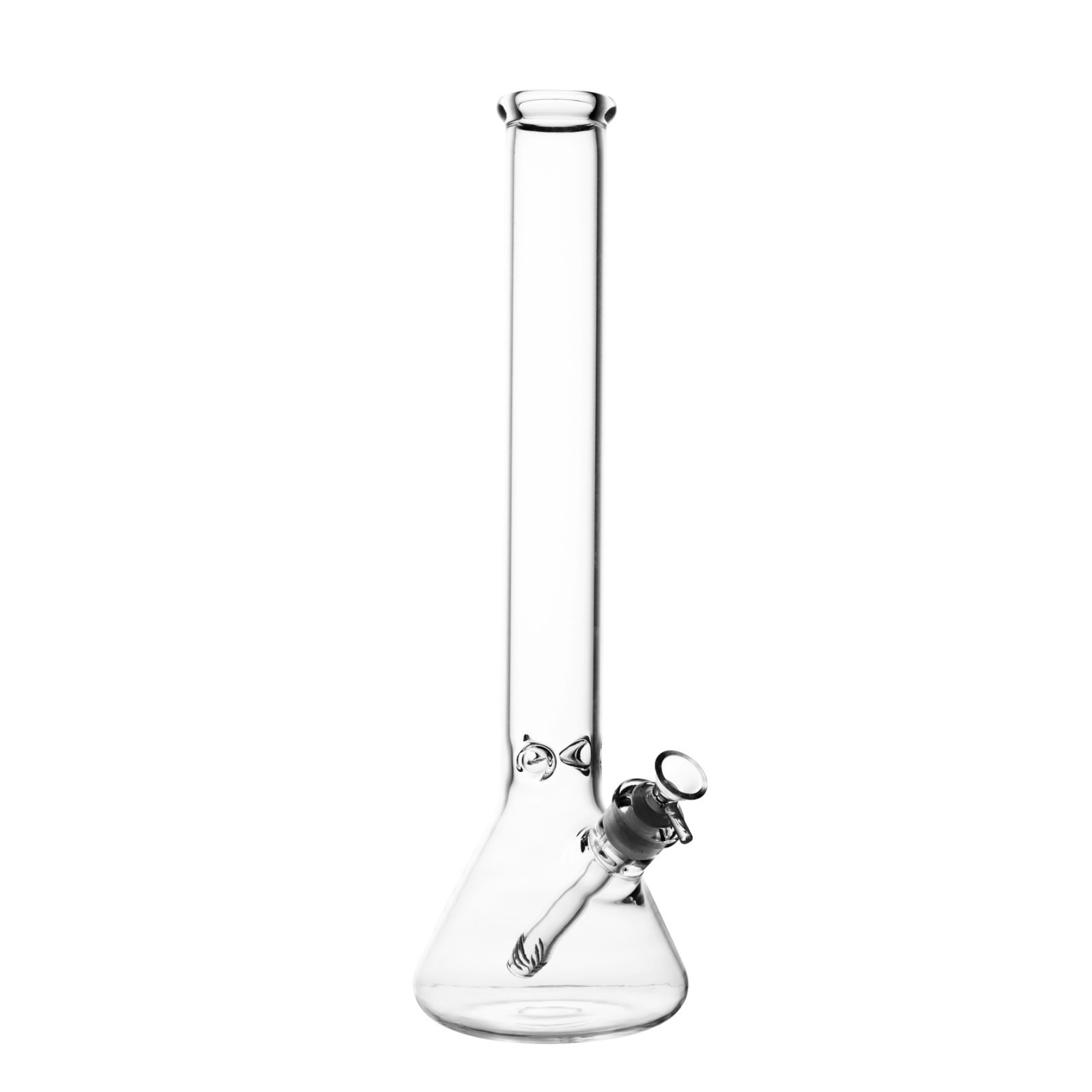 18 Inch 6mm Heavy Thick Glass Bong Water Pipe Smoking Beaker Perc Bongs
