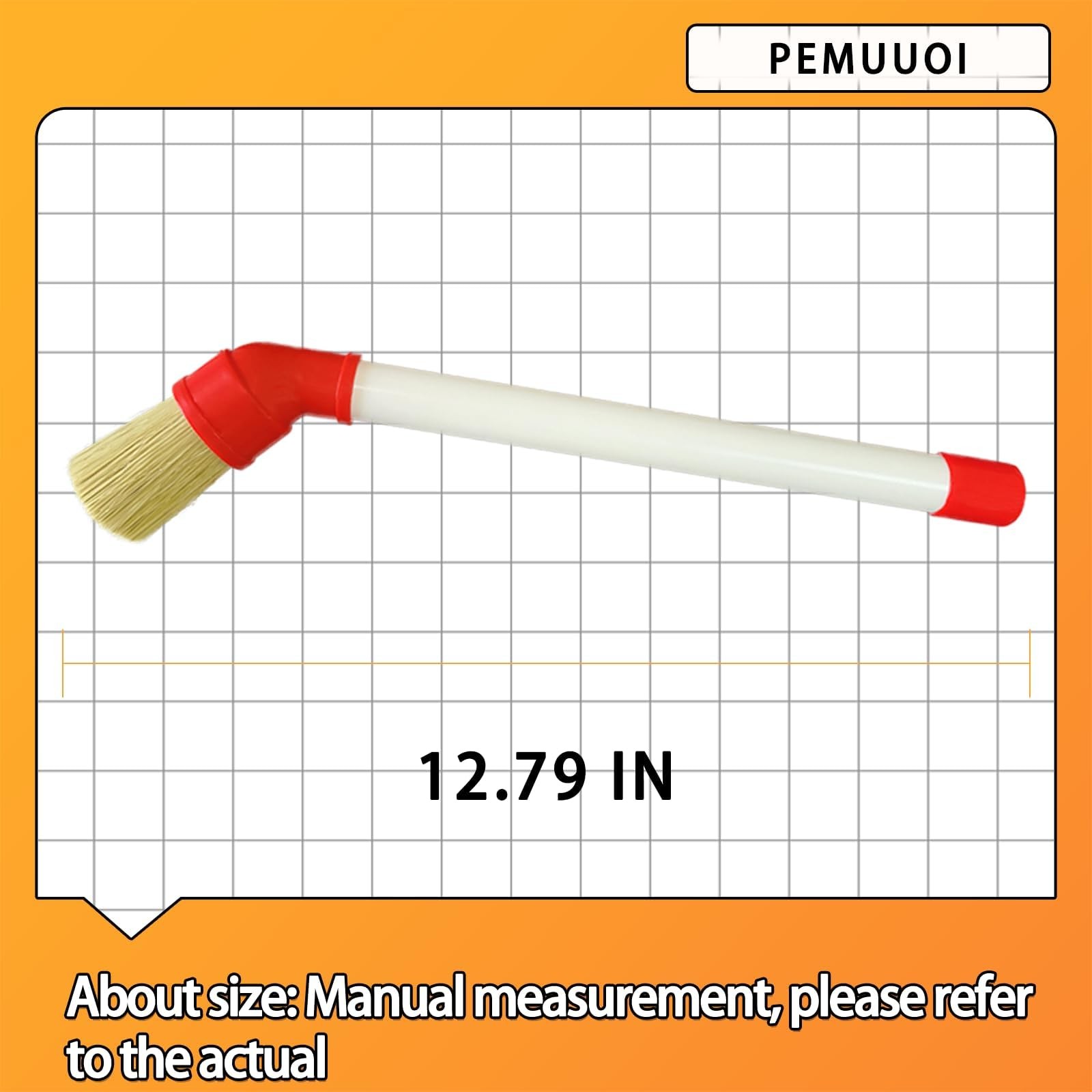 Tire Lube Brush Applicator Swab (4-Pack),11" Plastic Handle and 45° 11, 2025