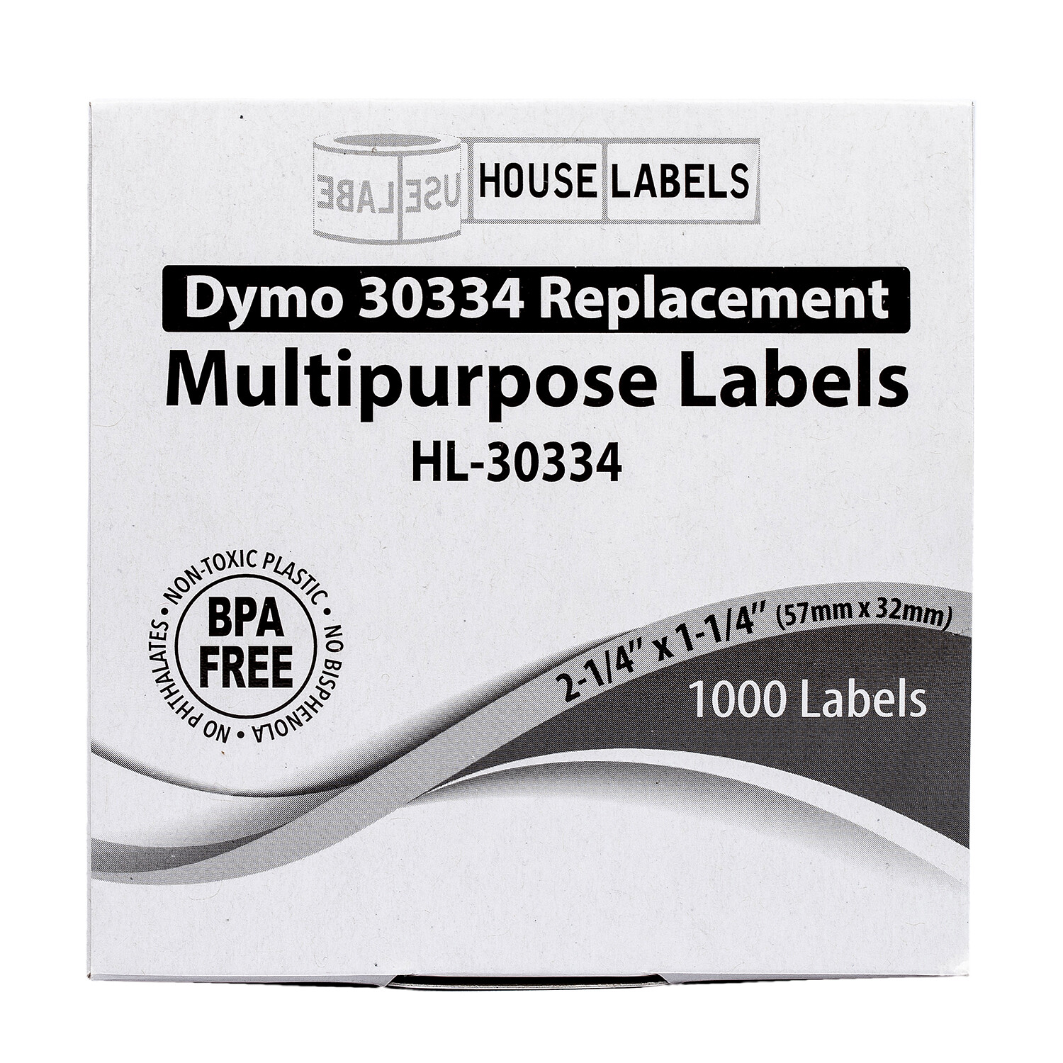 DYMO LW 30334 Medium Multipurpose Labels - (50) Rolls of 1000 - FREE & FAST SHIP