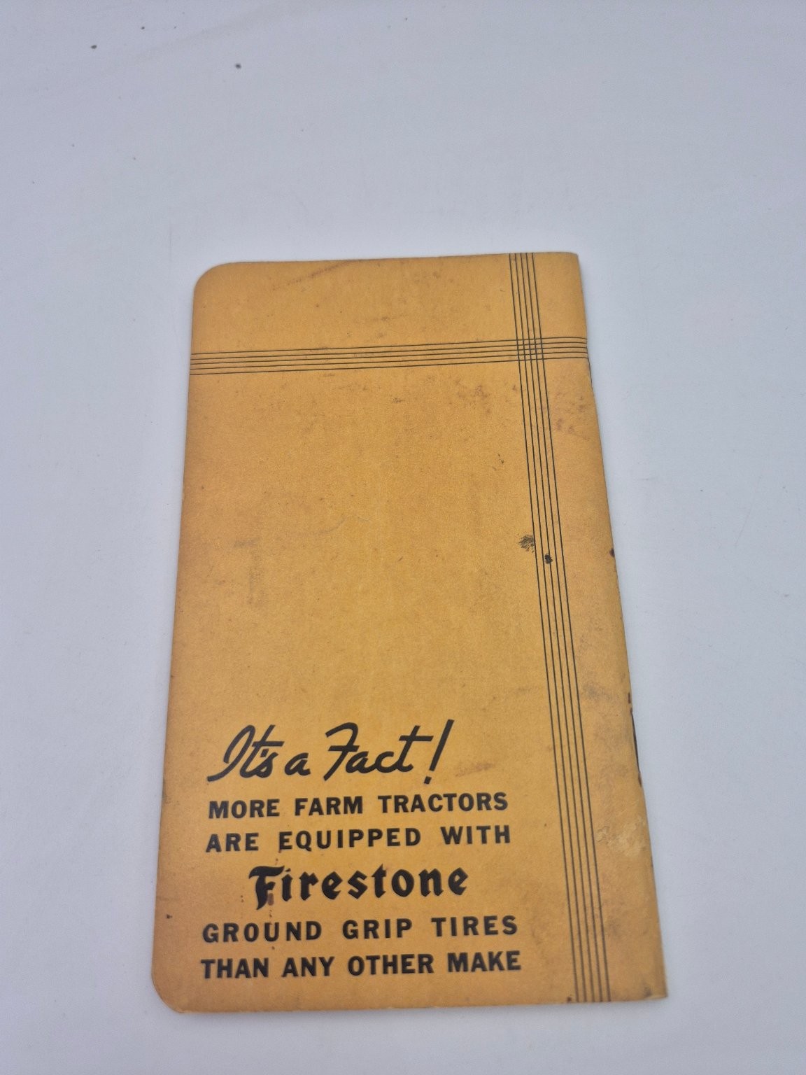 Firestone Farm Guide Book Vintage 1939-1940 Agricultural Record