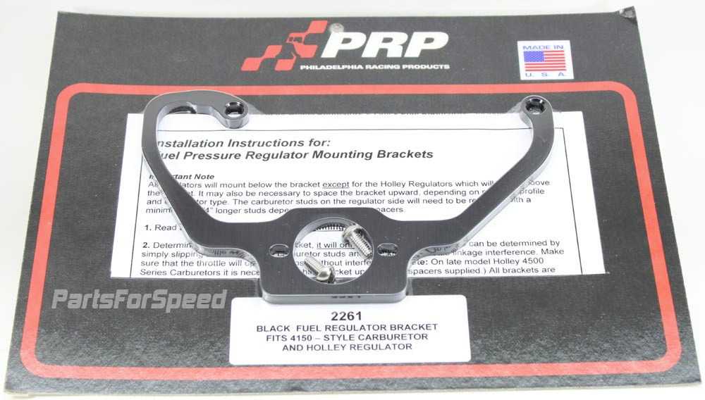 PRP 2261 Fuel Pressure Regulator Bracket Holley 4150 Carburetor Made in the USA