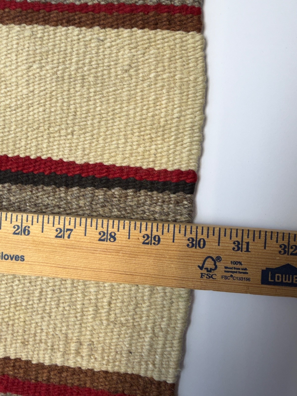 ATQ Navajo Rug Native American Indian Valero Star Saddle Blanket Weaving 30x30