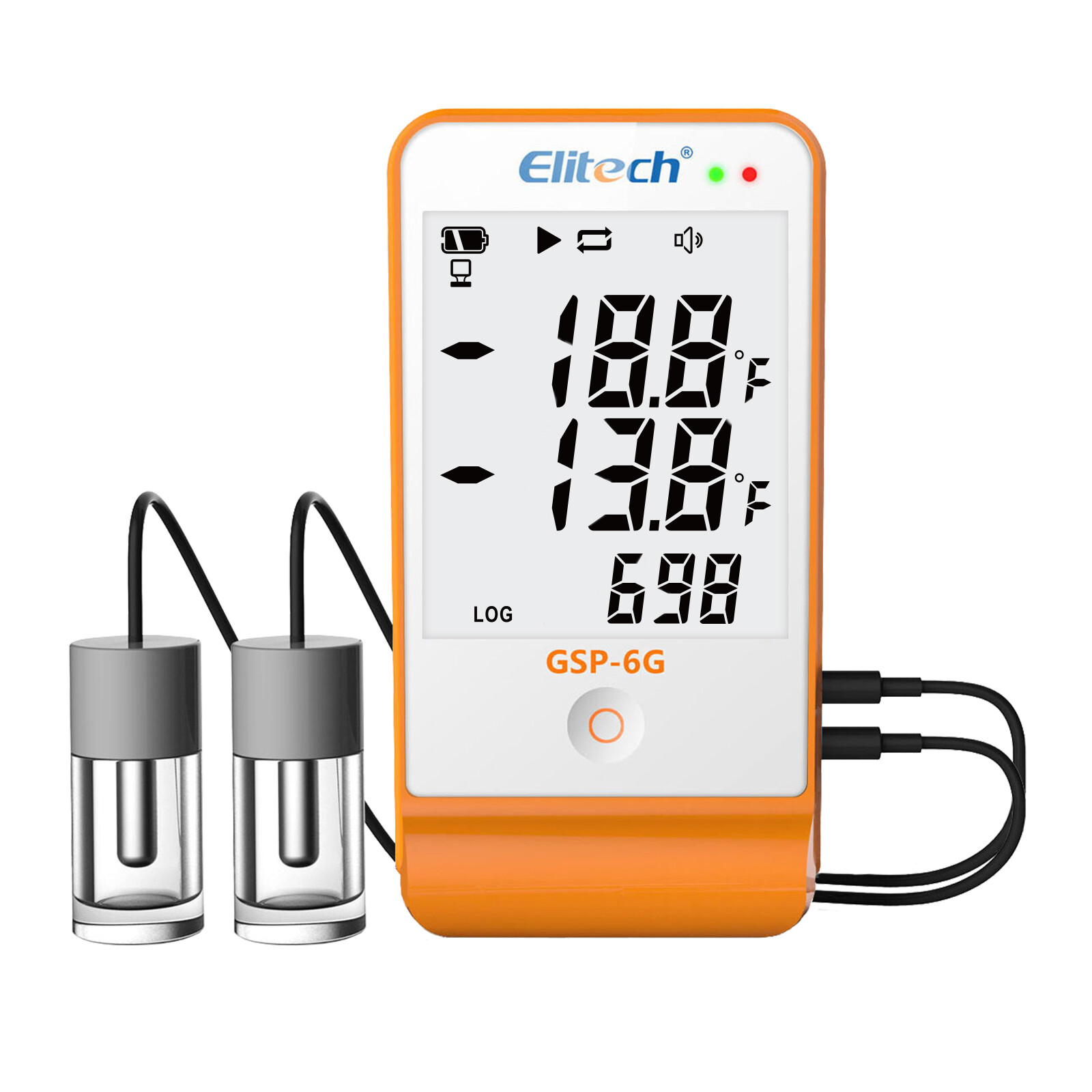 Elitech Temperature Humidity Data Logger GSP-6/6G/6G-TDE Thermometer Vaccine