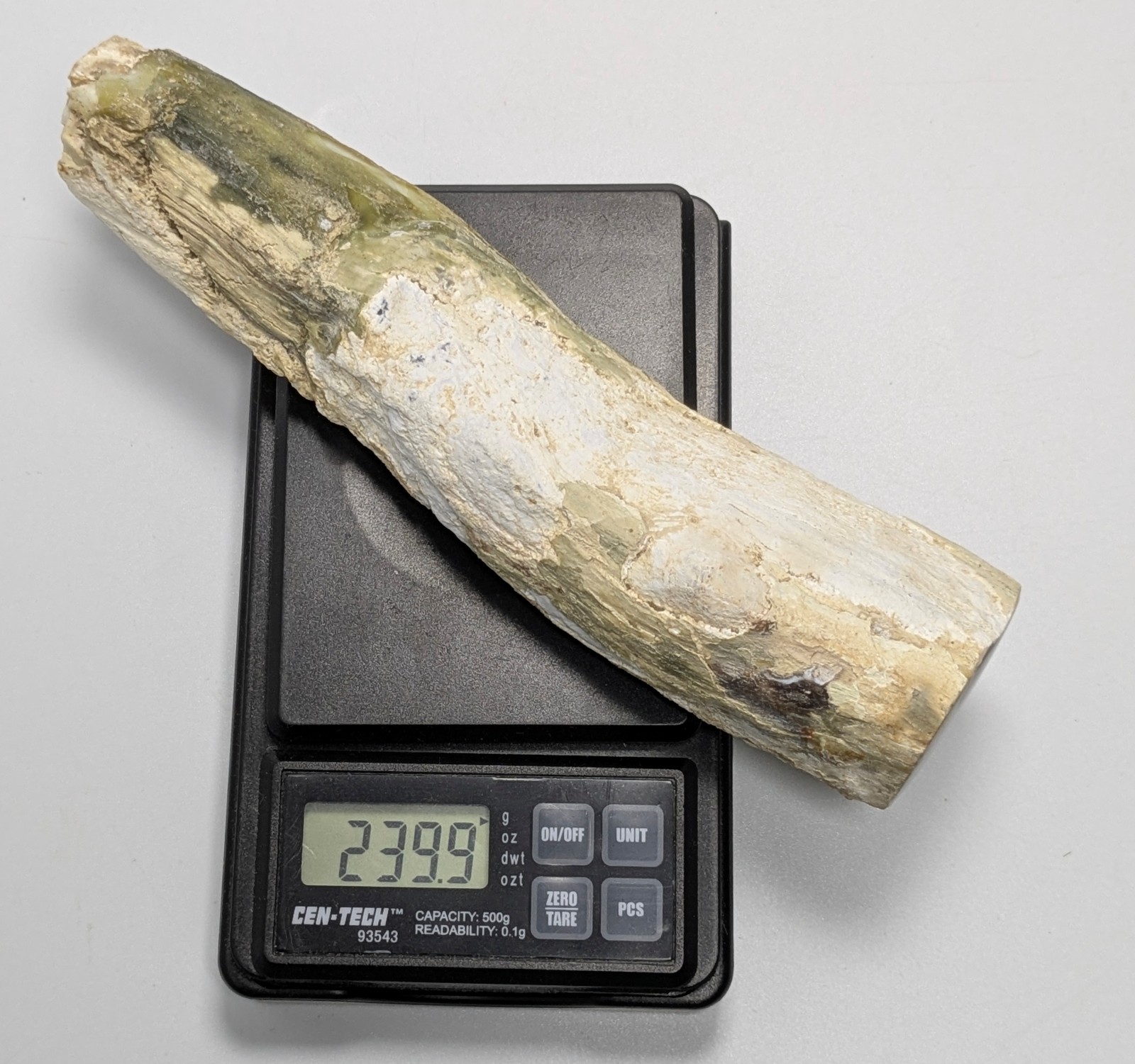 Chalcedony specimen 239 grams Raw chalcedony, rod shaped