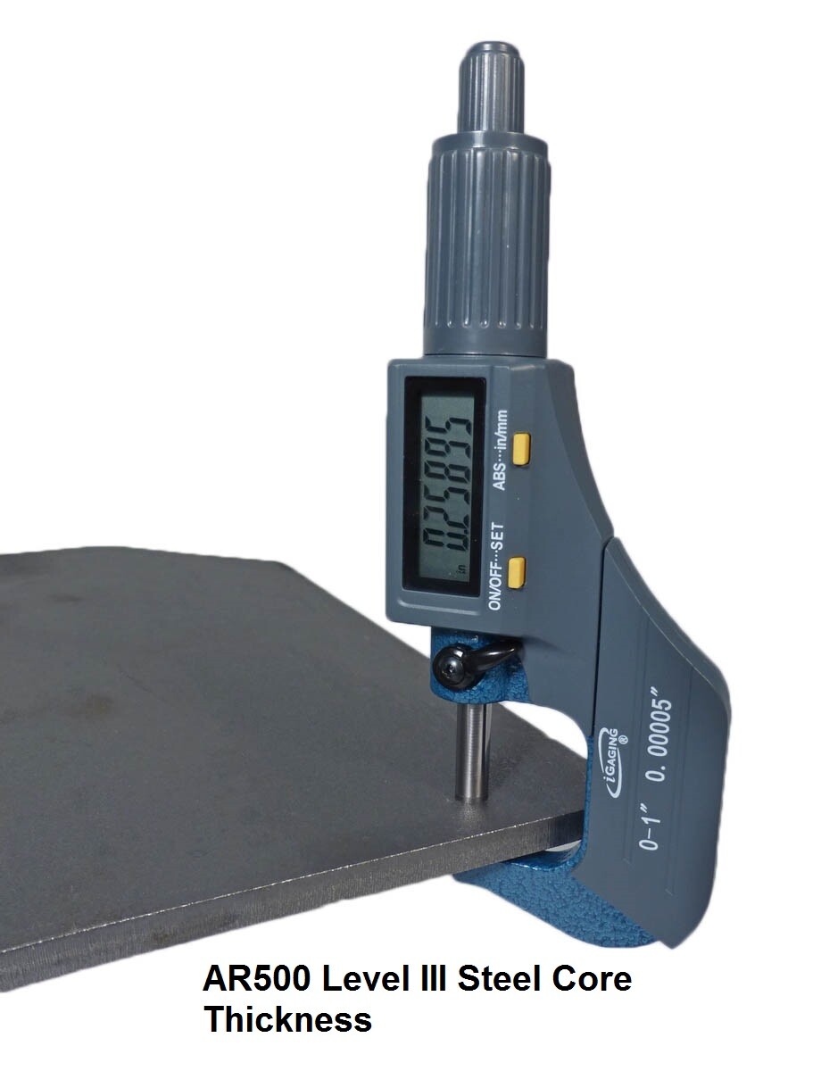 Tactical Scorpion 4Pc Level III+ / AR500 Body Armor Plates 11x14 Muircat Vest