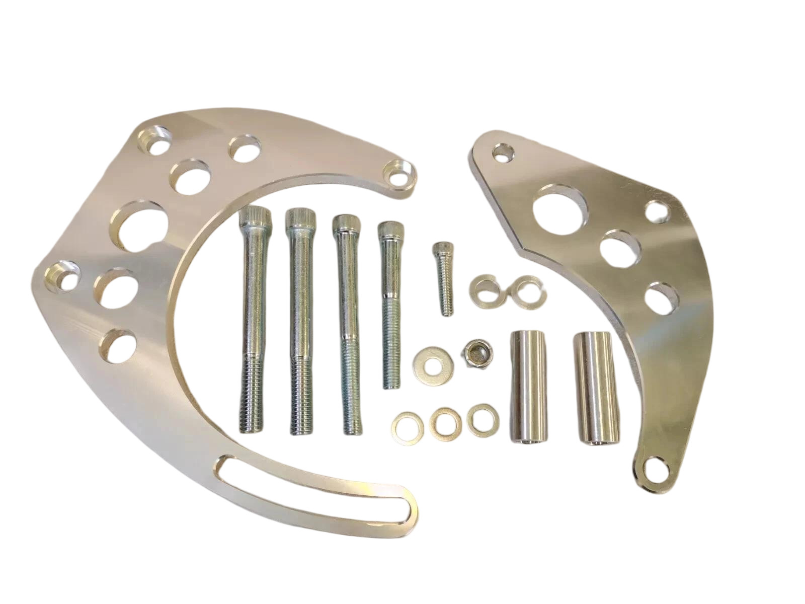 Big Block Chevy 454 Short Water Pump V Pulley & Bracket Kit W/Alternator PS SWP