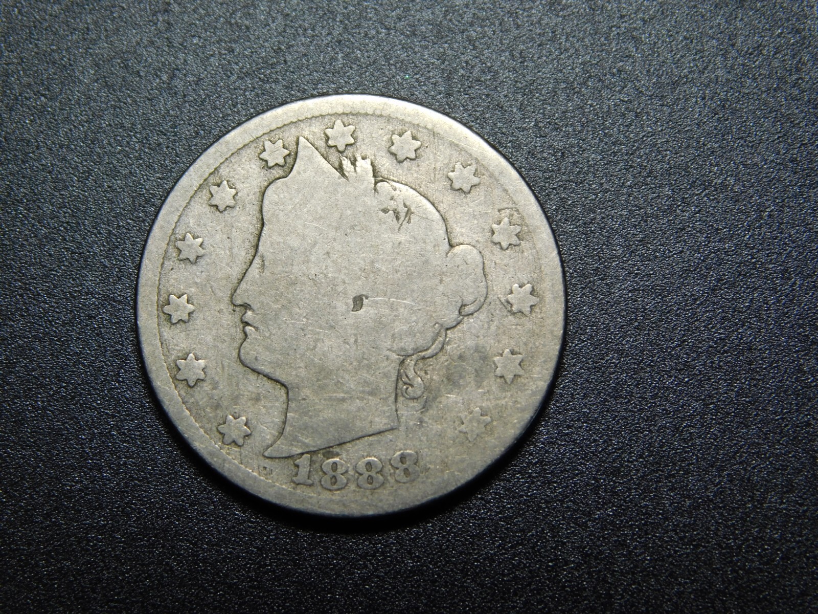 OLD US COINS 1888 V LIBERTY NICKEL