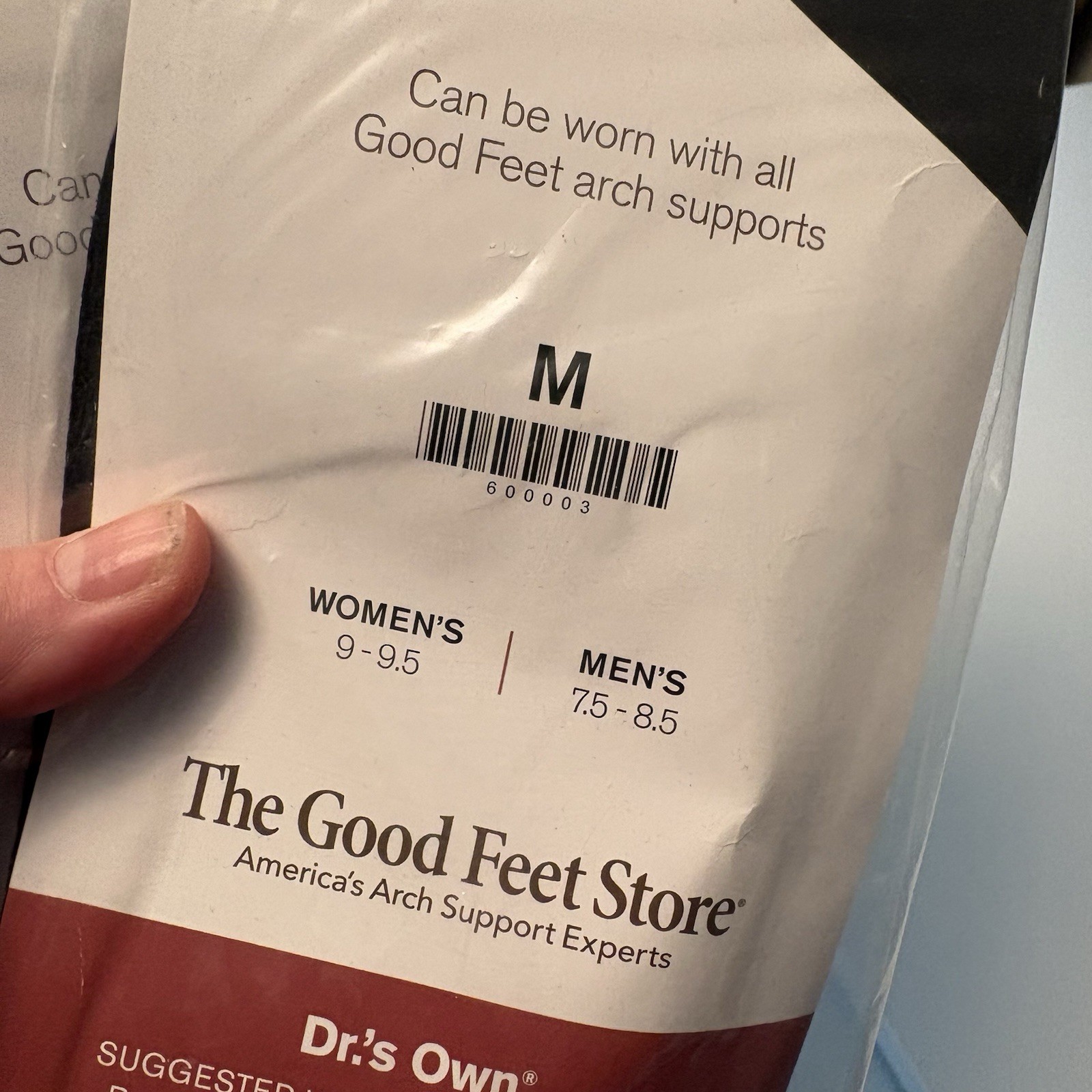 The Good Feet Store Super Athletic Insole Cushion Inserts Medium Unisex 2 Pairs