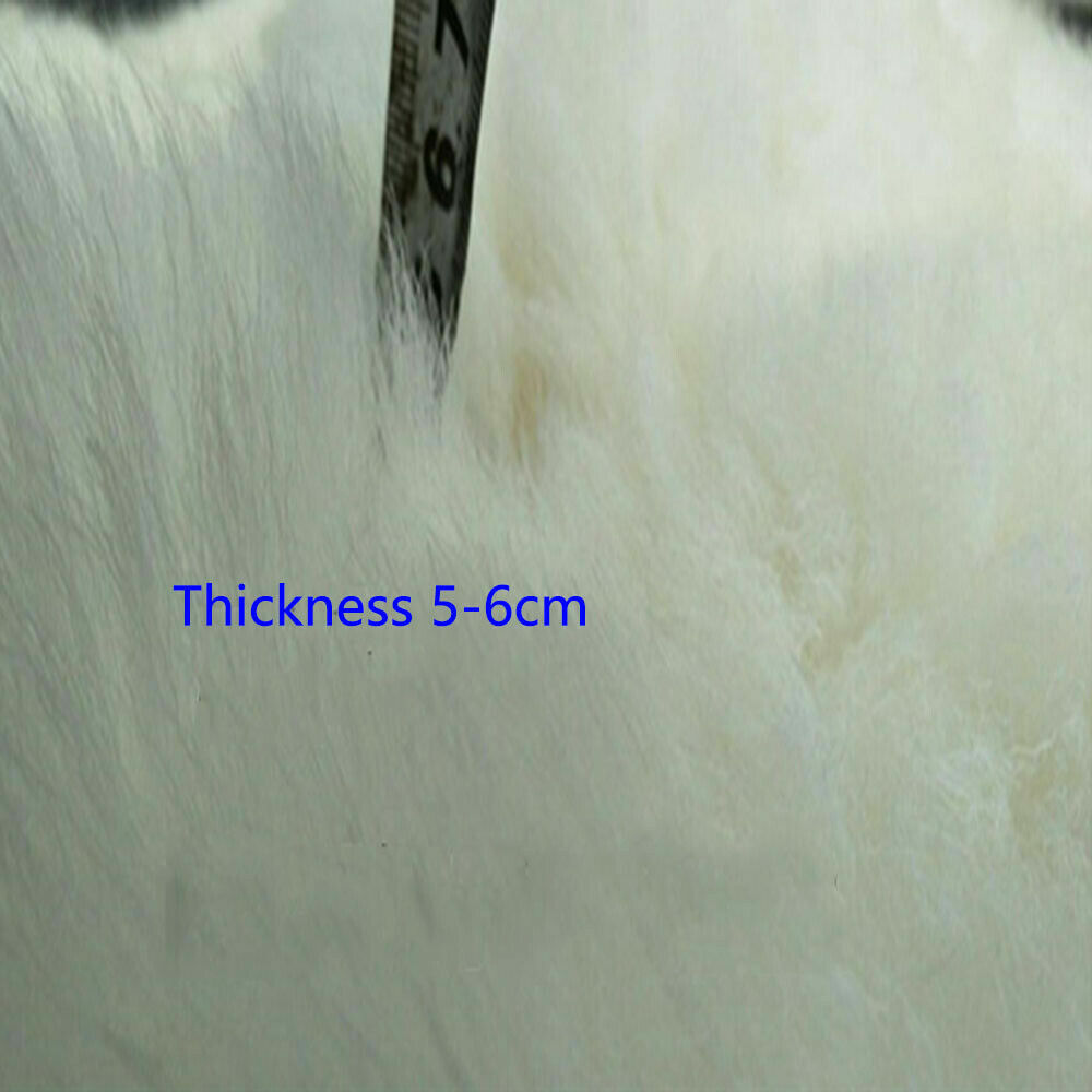 Ivory Real Sheepskin Rugs Fluffy Fur Sofa Couch Mats Soft Skin Fur Car Seat Pads