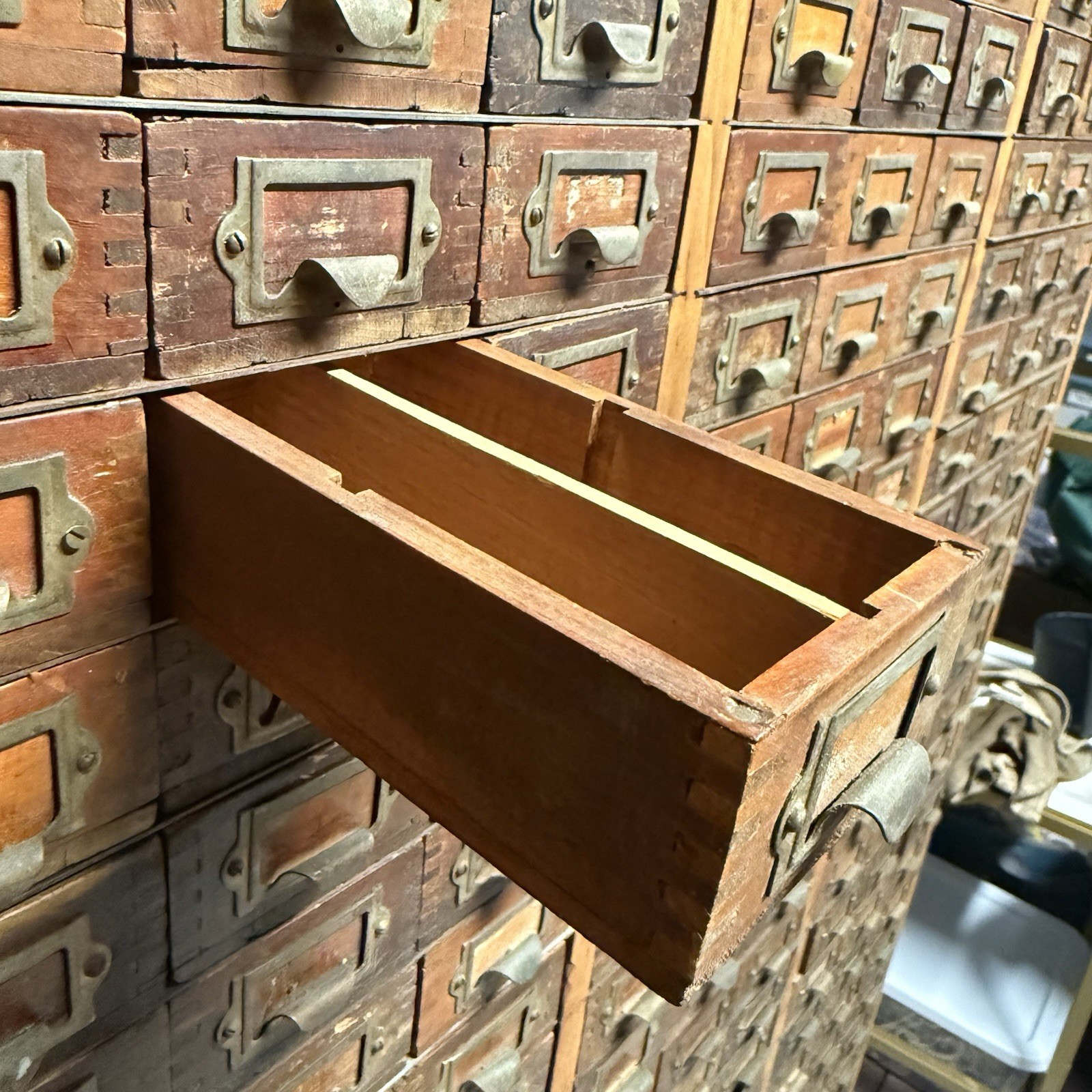 450 DRAWERS! ▪ Antique Apothecary WOOD Cabinet Chest Parts Specimen Card Catalog