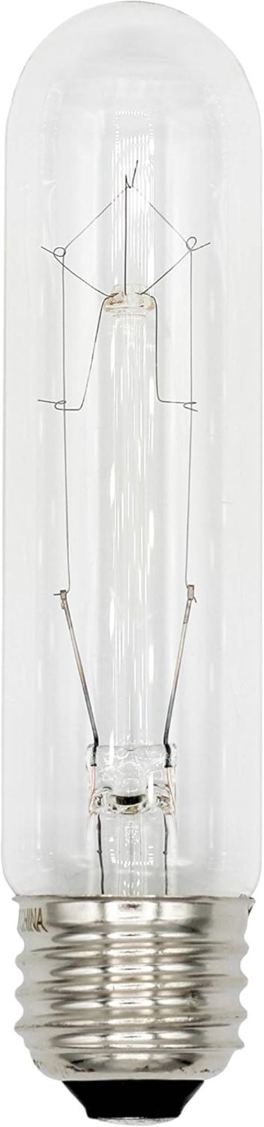 308 Pack of 4 25T10/CL - 25 Watt T10 Clear Tubular - 120V - Medium E26 Base -...