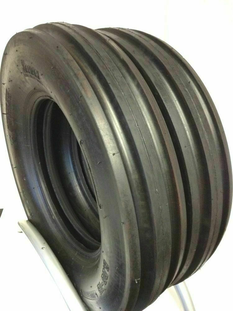 2- 6.00-16,600X16,600-16 THREE RIB DISC,WAGON LRD Farm Tractor Tires w/Tubes