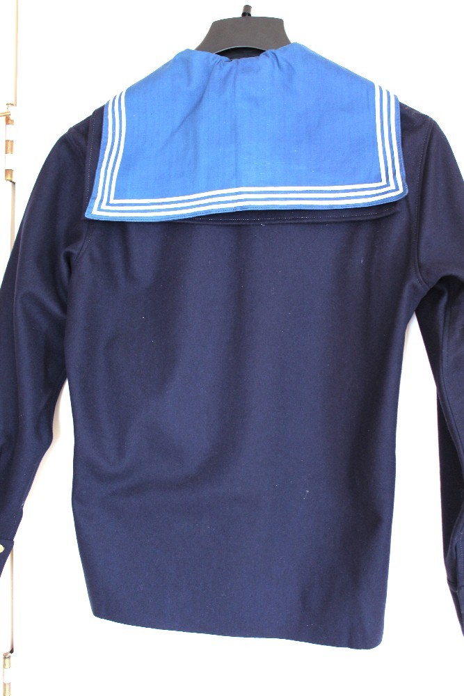 VINTAGE SOVIET MILITARY NAVY UNIFORM WINTER NAVAL SHIRT ORIGINAL 1980th 100%Wool