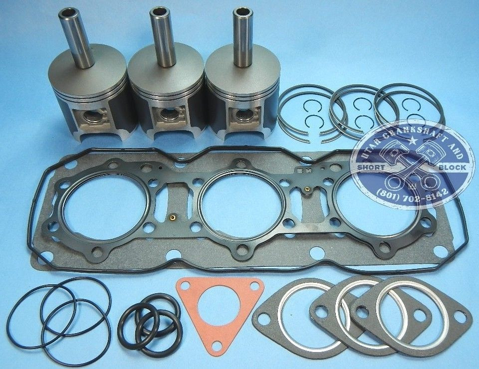 NEW POLARIS 600 TRIPLE PISTONS TOP END GASKET KIT 1995-2000 95-00 XC XCR XLT SP