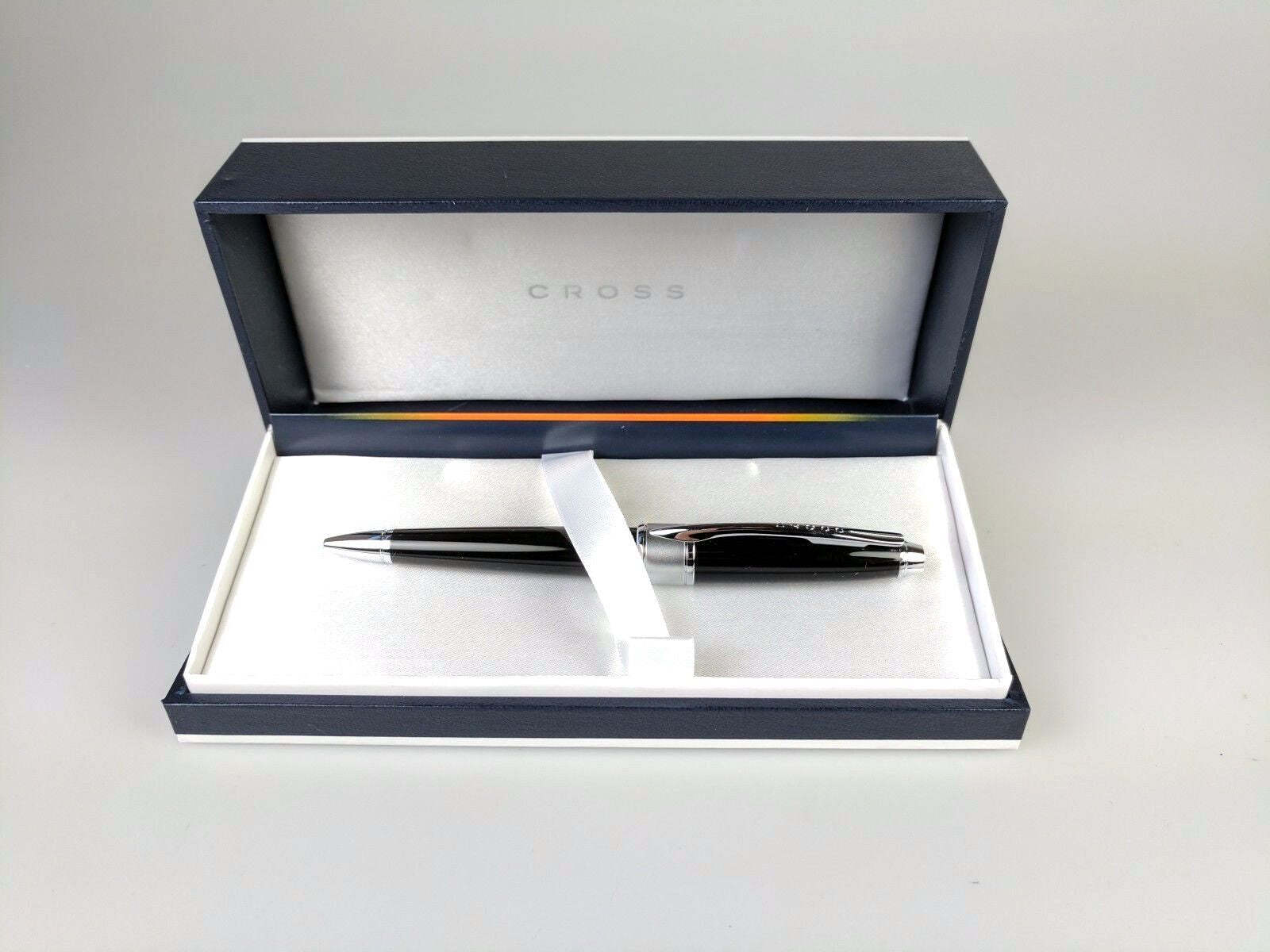 Cross Apogee Black Lacquer Ballpoint Pen (AT0122-02)