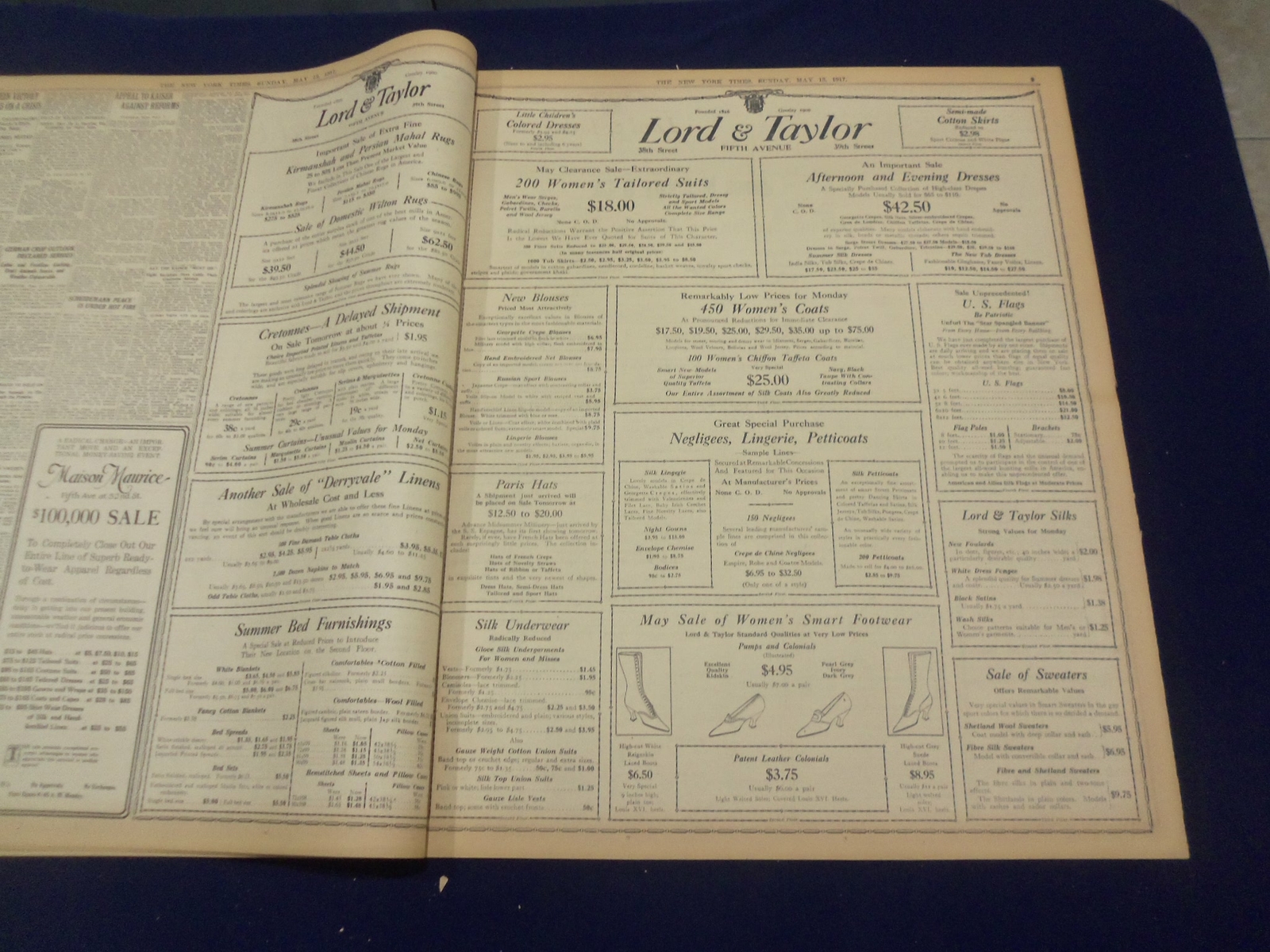 1917 MAY 13 NEW YORK TIMES - HOUSE FOR ROOSEVELT DIVISION - NT 9142